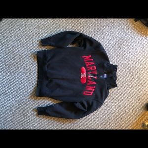 University of Maryland three quarter zip